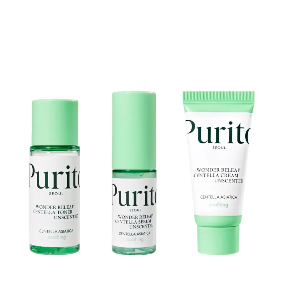 11-2.webp WONDER RELEAF CENTELLA MINI KIT UNSCENTED - Imagen 1
