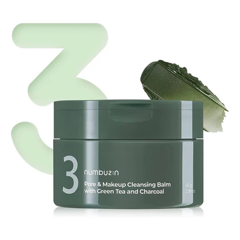 143_b4dca214-4c55-4a1a-89fa-5cea7c3d2fe8.webp NO.3 PORE & MAKEUP CLEANSING BALM WITH GREEN TEA AND CHARCOAL - Imagen 1