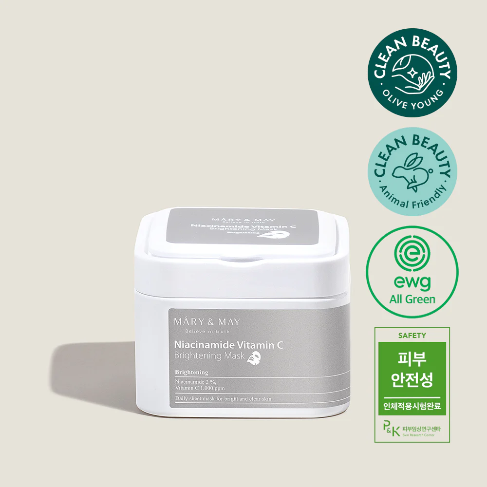21__C.webp Niacinanide Vitamin C Brightening Mask - 30ea - Imagen 1