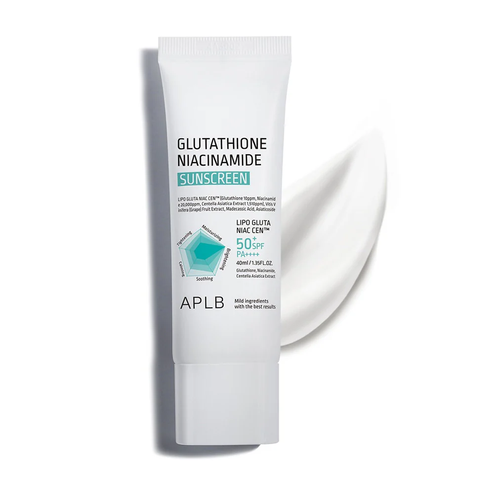 APLB-Glutathione-Niacinamide-Sunscreen.webp Glutathione Niacinamide Sunscreen SPF 50+ PA++++ - Imagen 1