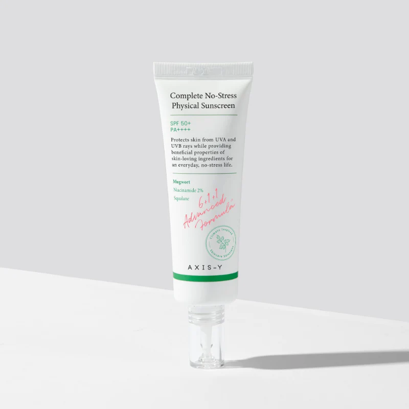 AXIS-Y_complete_no-stress_physical_sunscreen_01_sq_2048x_f71211d6-e633-4e9a-a14a-11e2122b4f8e.webp COMPLETE NO-STRESS PHYSICAL SUNSCREEN V3 SPF 50+ / PA ++++ - Imagen 1