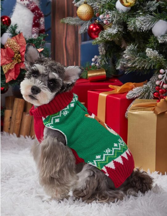 Captura-de-pantalla-2024-12-29-183715.jpg JERSEY DE MASCOTA ALCE DE NAVIDAD CON ESTAMPADO - Imagen 1