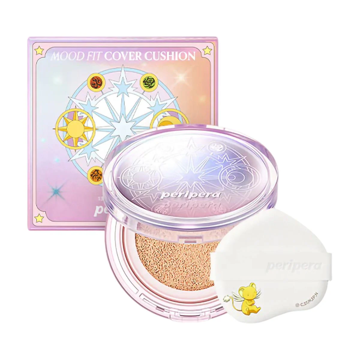Cardcaptor-Mood-Fit-Cover-Cushion.webp MOOD FIT COVER CUSHION SPF50+ PA++++ (Cardcaptor Cherry Collection) - Imagen 1