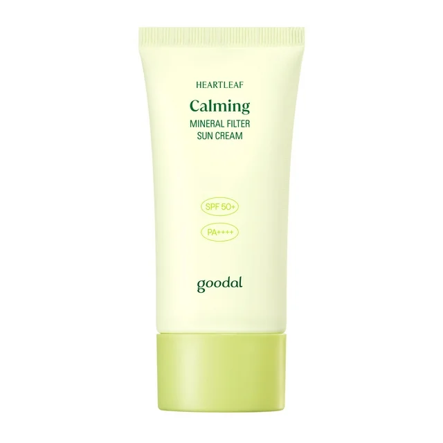 GOODAL-Heartleaf-Calming-Mineral-Filter-Sun-Cream-SPF50-PA-50ml_092319a1-0f51-4e43-b5ff-a9726f63b38c.ca5d4650f6a4dbf789b800c3613b385d.webp HEARTLEAF CALMING MINERAL FILTER SUN CREAM SPF 50+ PA++++ - Imagen 1