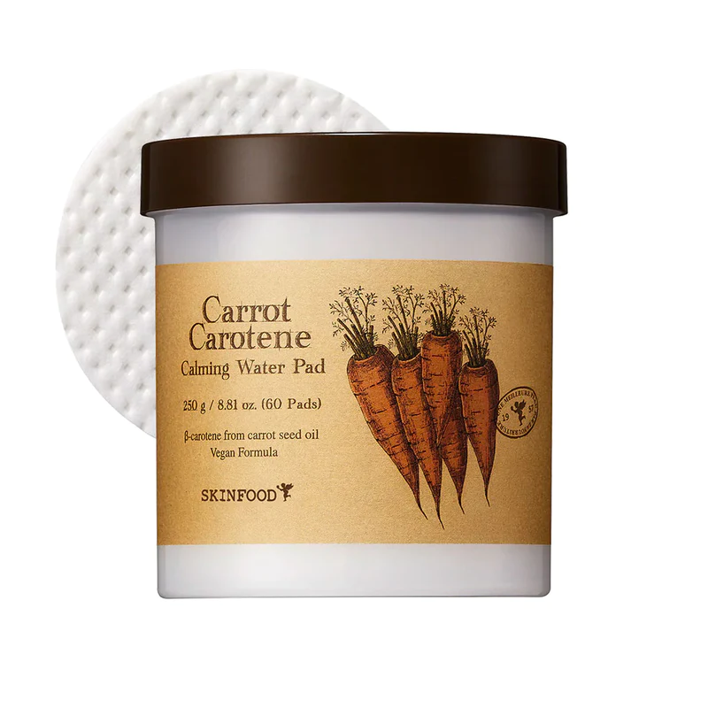 Skinfood-Carrot-Carotene-Calming-Water-Pad-Nudie-Glow-Australia_800x.webp CARROT CAROTENE CALMING WATER PAD 60EA - Imagen 1